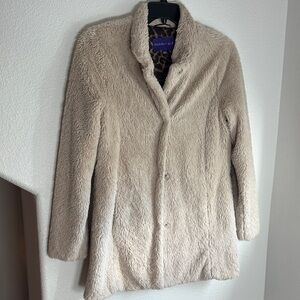 Madden Girl Cream Teddy Jacket